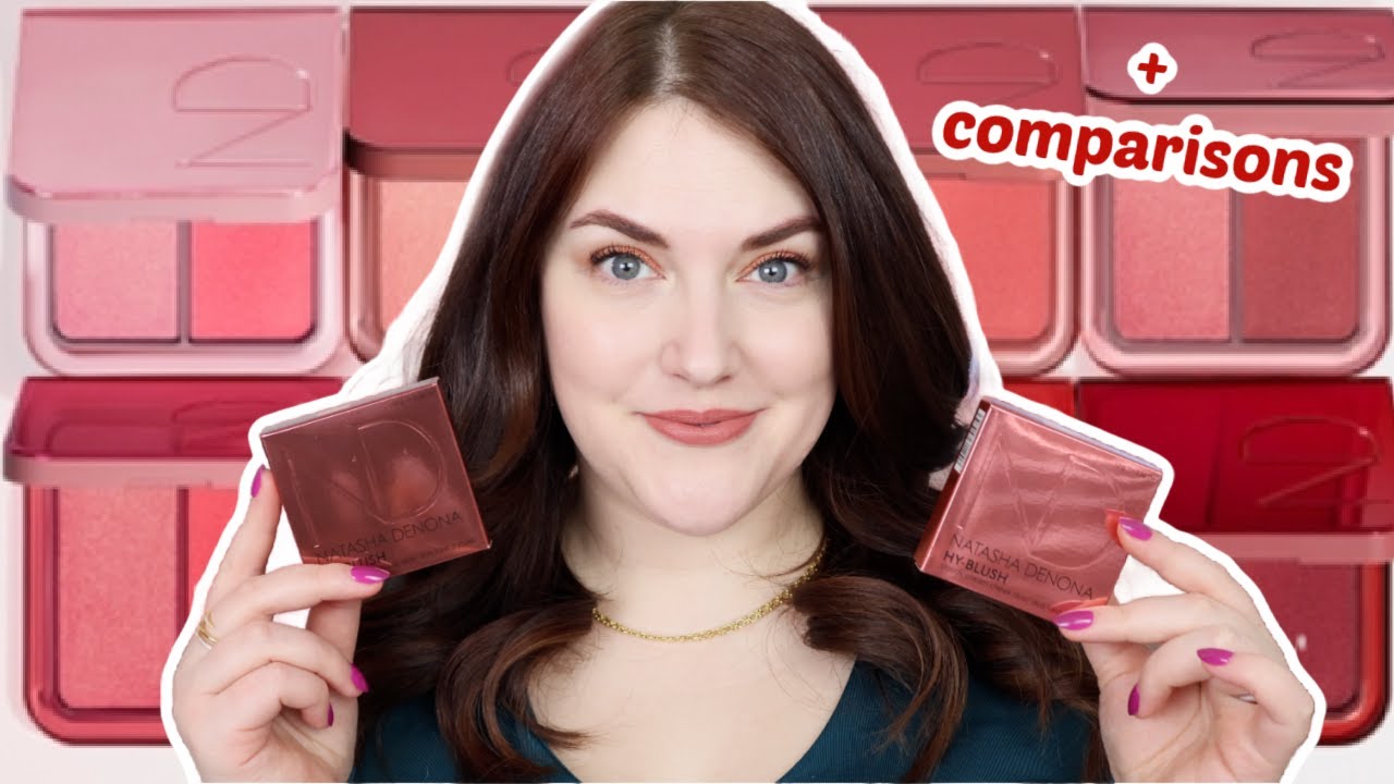 NATASHA DENONA HY-BLUSH CLOUDY CREAM CHEEK DUOS | Swatches, Application, and Comparisons