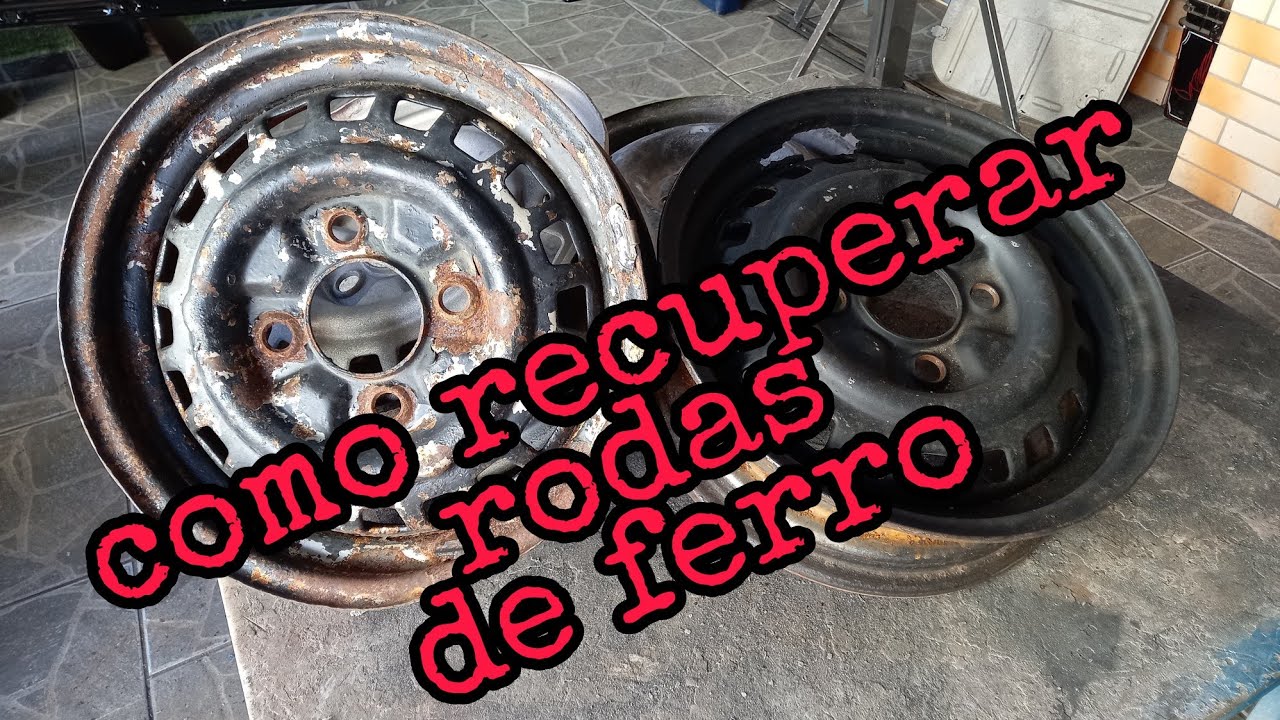 DICA!! COMO RECUPERAR RODAS ENFERRUJADA E PODRES
