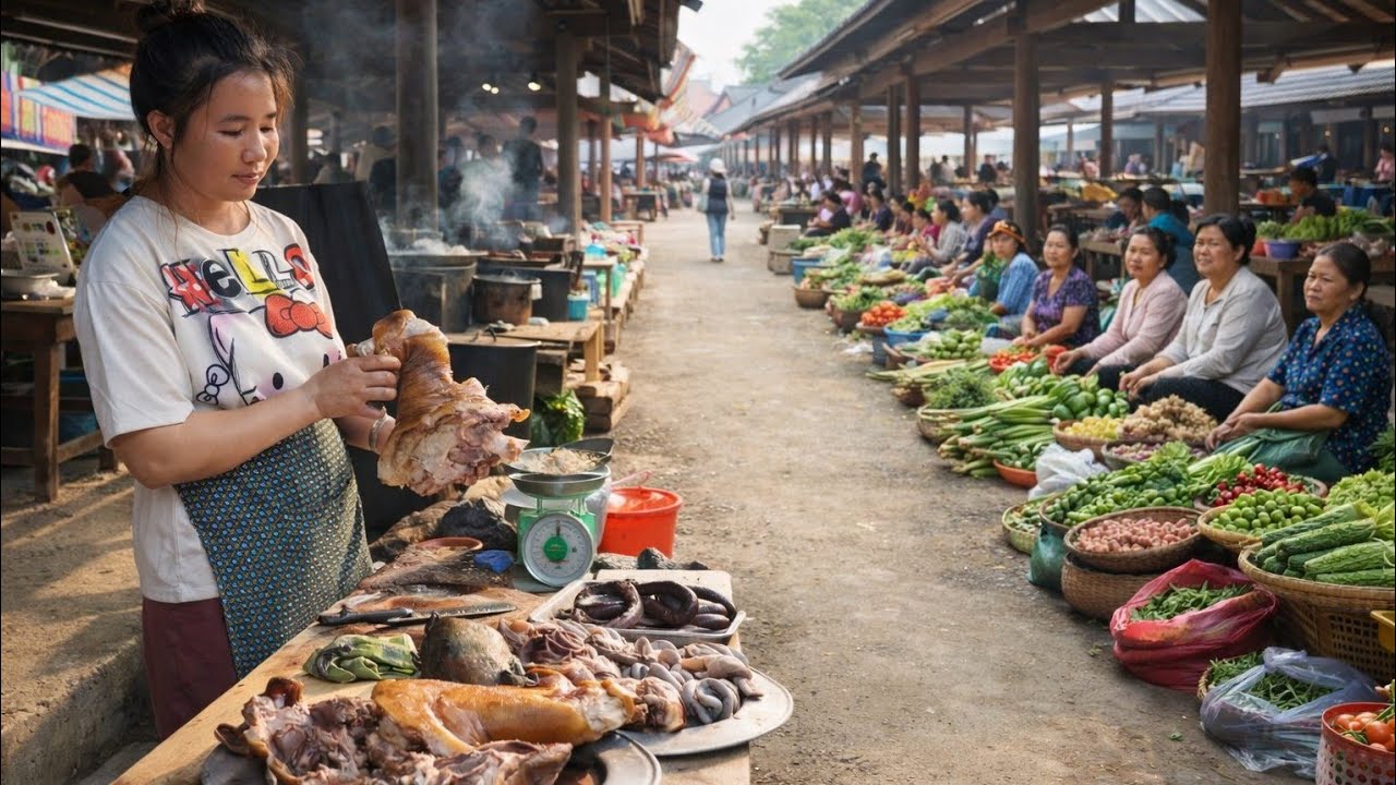 M&Oacute;N NGON CHỢ V&Ugrave;NG CAO - C&Aacute;N CẤU SIMACAI | Văn H&oacute;a D&acirc;n Tộc Độc Lạ V&agrave; Dược Liệu Q&uacute;y Hiếm T&acirc;y Bắc 