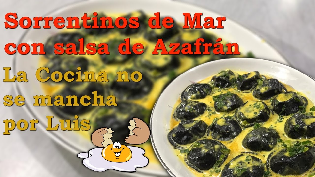 Sorrentinos de Mar con salsa de Azafrán - La Cocina no se Mancha por Luis
