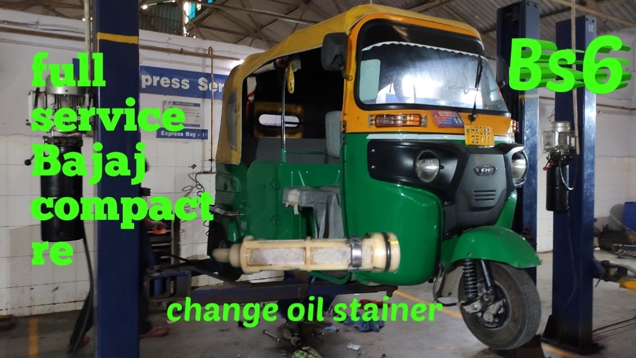 bs6 Bajaj re compact full service बीएस6 बजाज री कॉम्पैक्ट फुल सर्विस