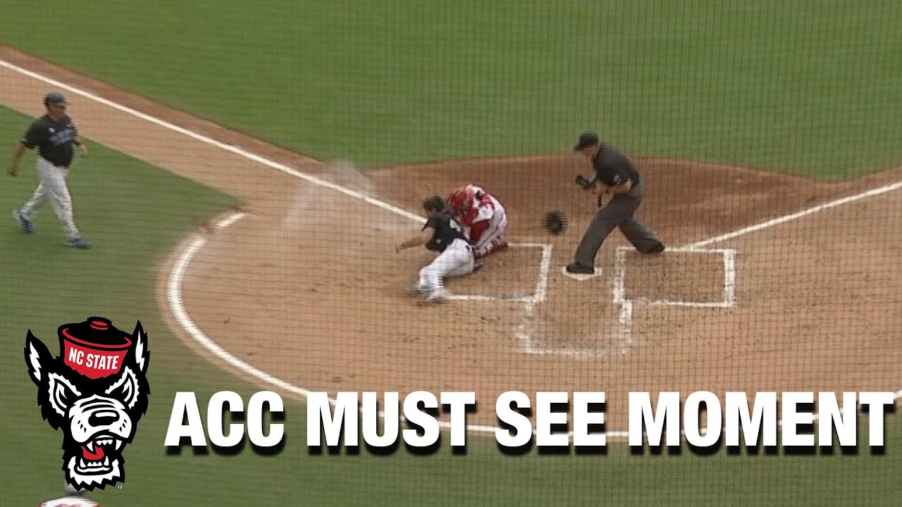 NC State Throws Out Duke Runner At Home | ACC Must See Moment