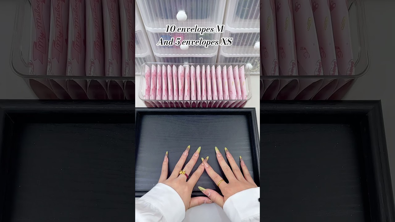 How many extra nails she got?? #asmr #amsrpackaging #amsrnailspackaging#packagewithme