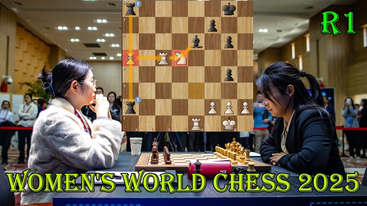 Ju Wenjun (2561) vs Tan Zhongyi (2555) || Women's World Championship 2025 - R1