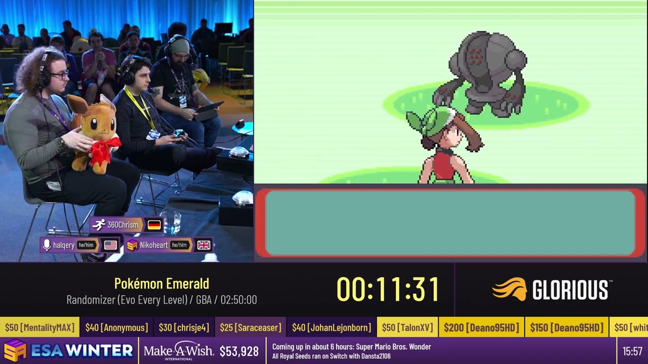 Pokémon Emerald [Randomizer (Evo Every Level)] by 360Chrism - #ESAWinter24