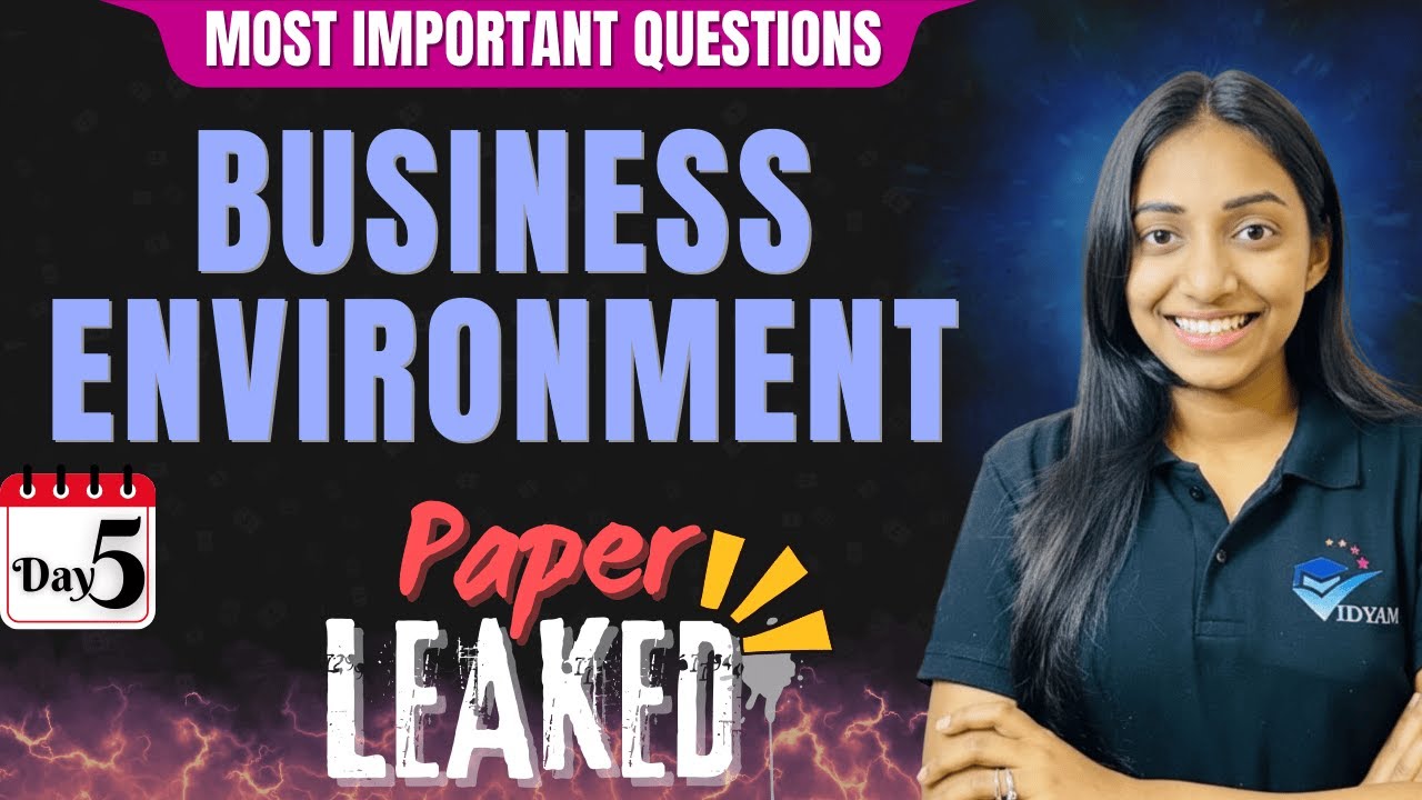 BUSINESS ENVIRONMENT MOST IMPORTANT QUESTIONS II CLASS 12 BUSINESS STUDIES CH-3 | CBSE EXAMS