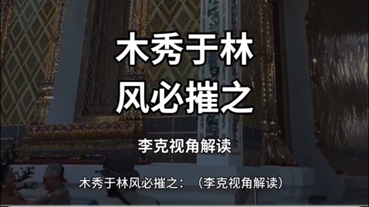 #木秀于林风必摧之 #命运论 #知识分享 #读书 #历史