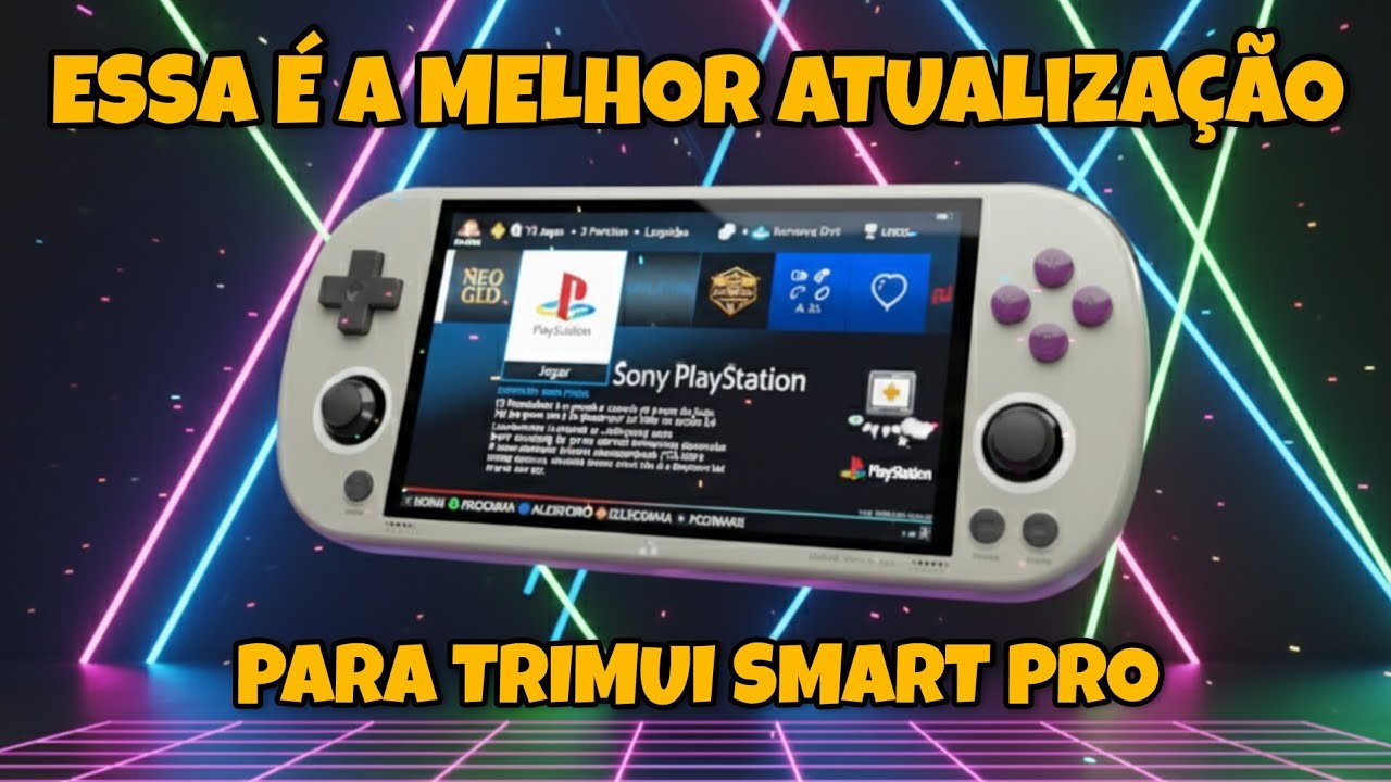 A MELHOR ATUALIZAÇÃO PARA O GAME PORTÁTIL TRIMUI SMART PRO QUE EU JÁ VI! VERSÃO @RetroGamedoJR 
