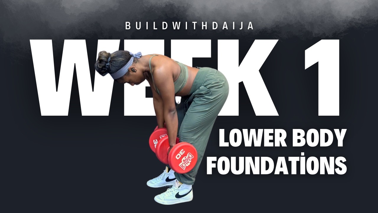 Gym Confidence Series Week 1: Lower Body Foundation for Beginners