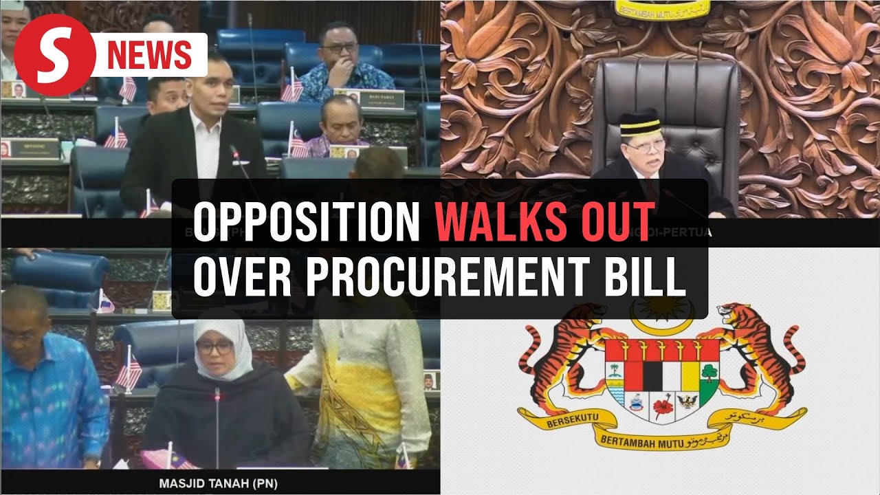 Opposition MPs stage walkout over handling of Government Procurement Bill 2025