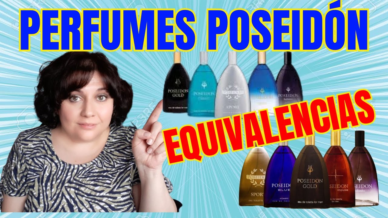 🔱PERFUMES POSEIDON hombre y sus EQUIVALENCIAS!!!