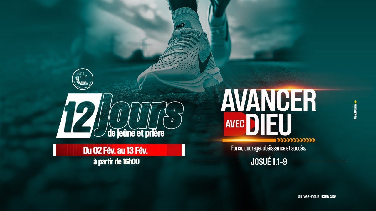 Live - JOUR 1/12 - AVANCER AVEC DIEU : FORCE, COURAGE, OBÉISSANCE ET SUCCÈS. (JOSUÉ 1:1-9)