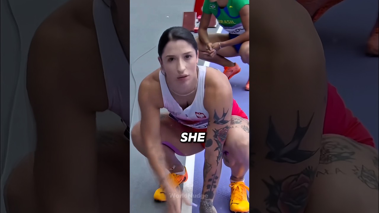 Polish Sprinter&rsquo;s Viral Salute Moment at Paris Olympics #reels #facts