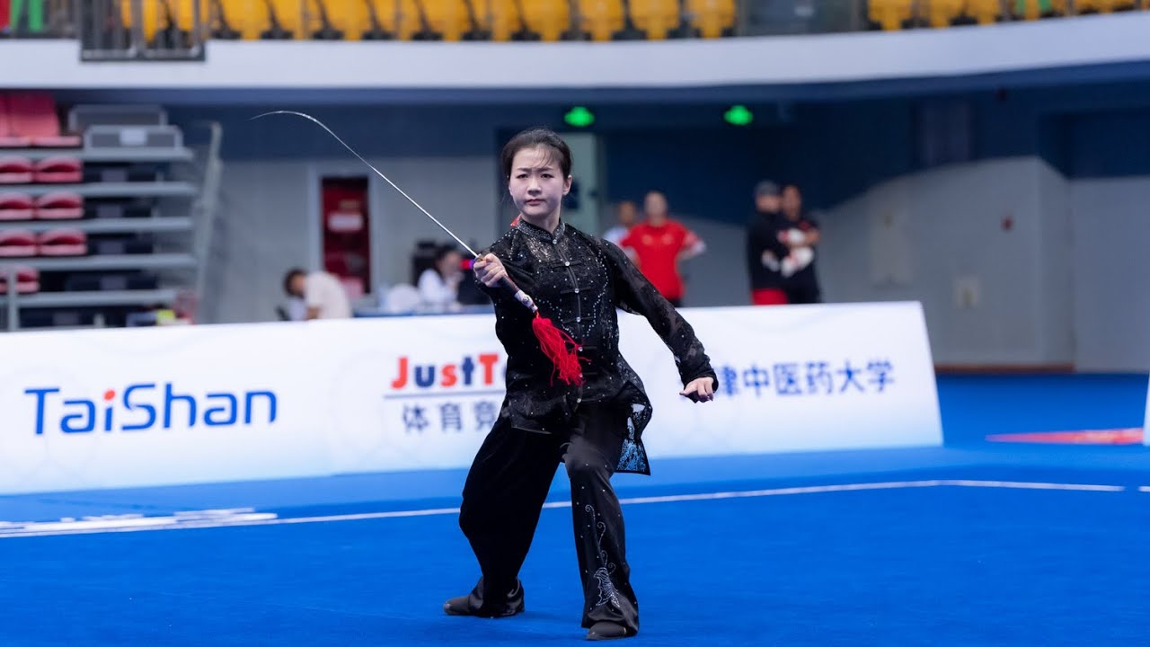 2024冠军赛 女子太极剑  第12名 新疆 武筱鑫 9.443分 2024年全国武术套路冠军赛 女子太极剑 TaiJiJian
