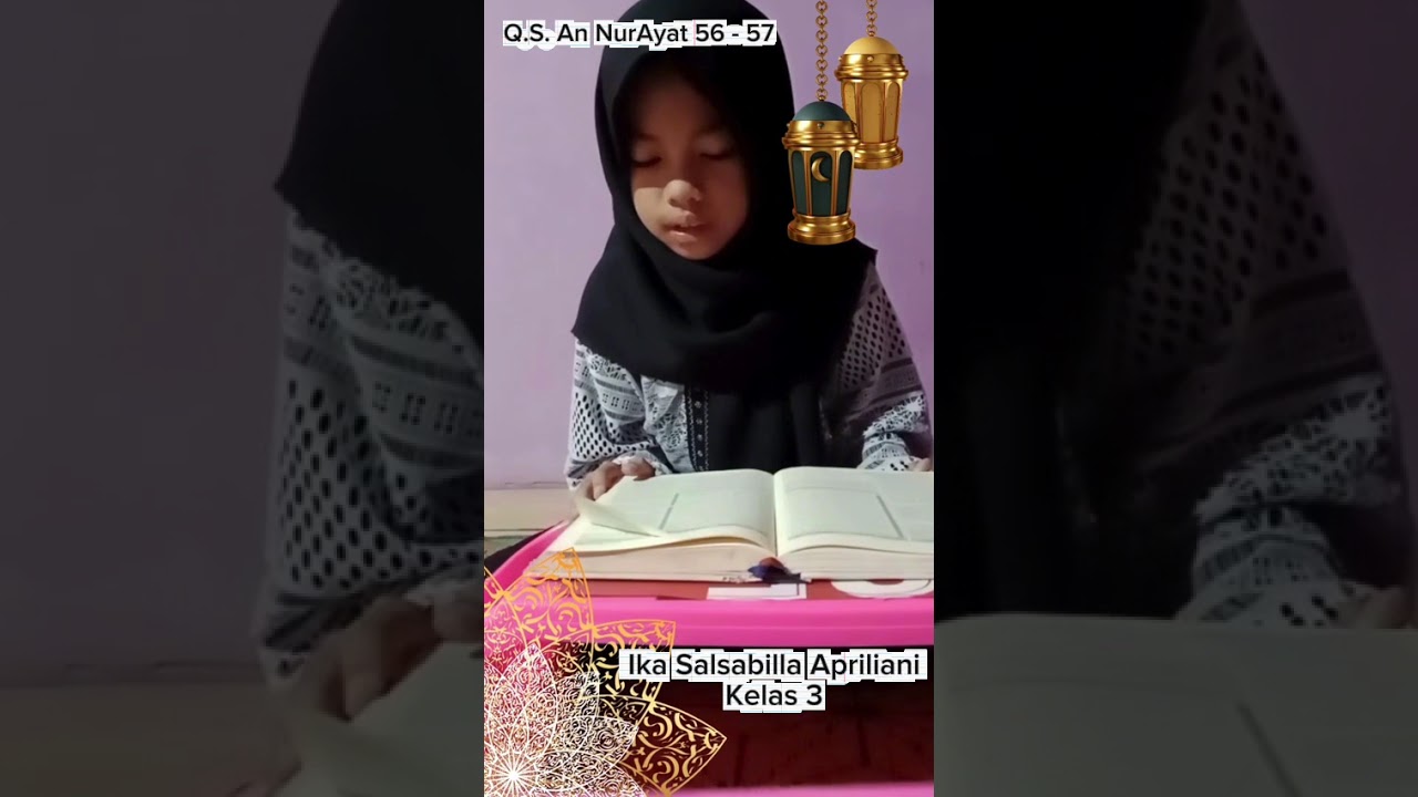 Cahaya Ramadhan Tadarus al Qur'an bersama SDN 2 Sambirata oleh Ananda Ika Salsabilla Apriliani