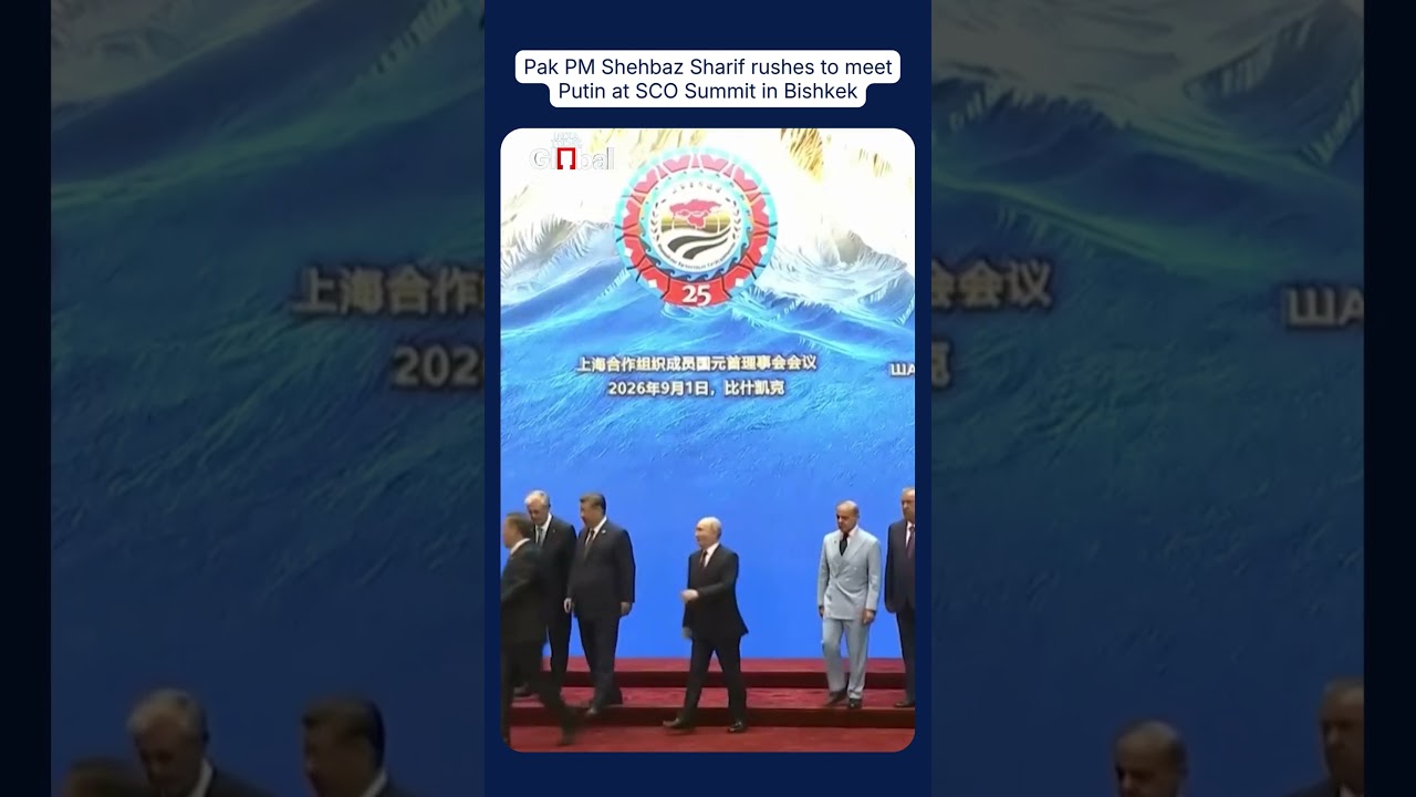Shehbaz Sharif Rushes To Meet Putin On Sidelines Of SCO Summit In Bishkek