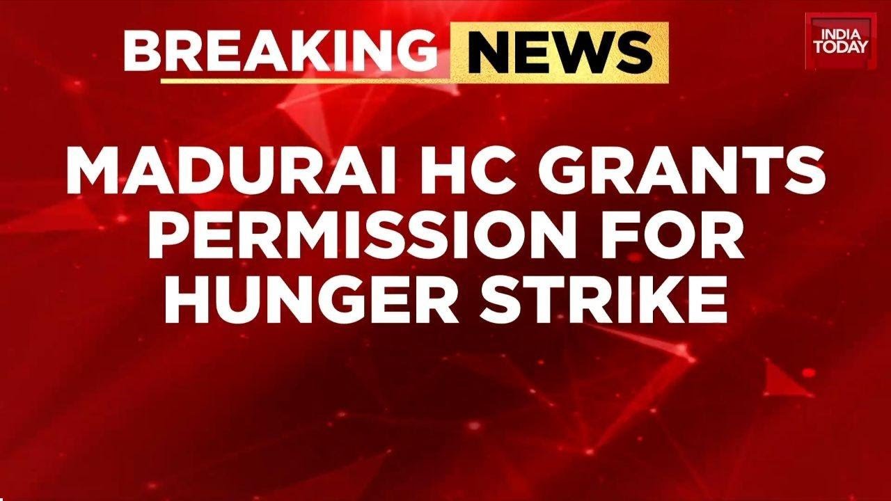 Thiruparankundram Deepam Row: Madurai HC Permits Hunger Strike on Dec 13
