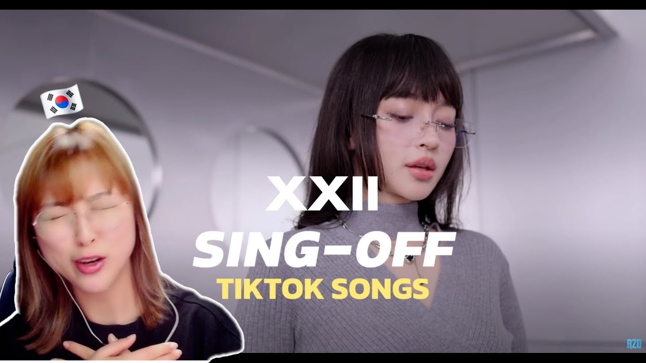 [K-reaction] SING-OFF TIKTOK SONGS 22  vs  INDAHKUS   (IDN,ENG)
