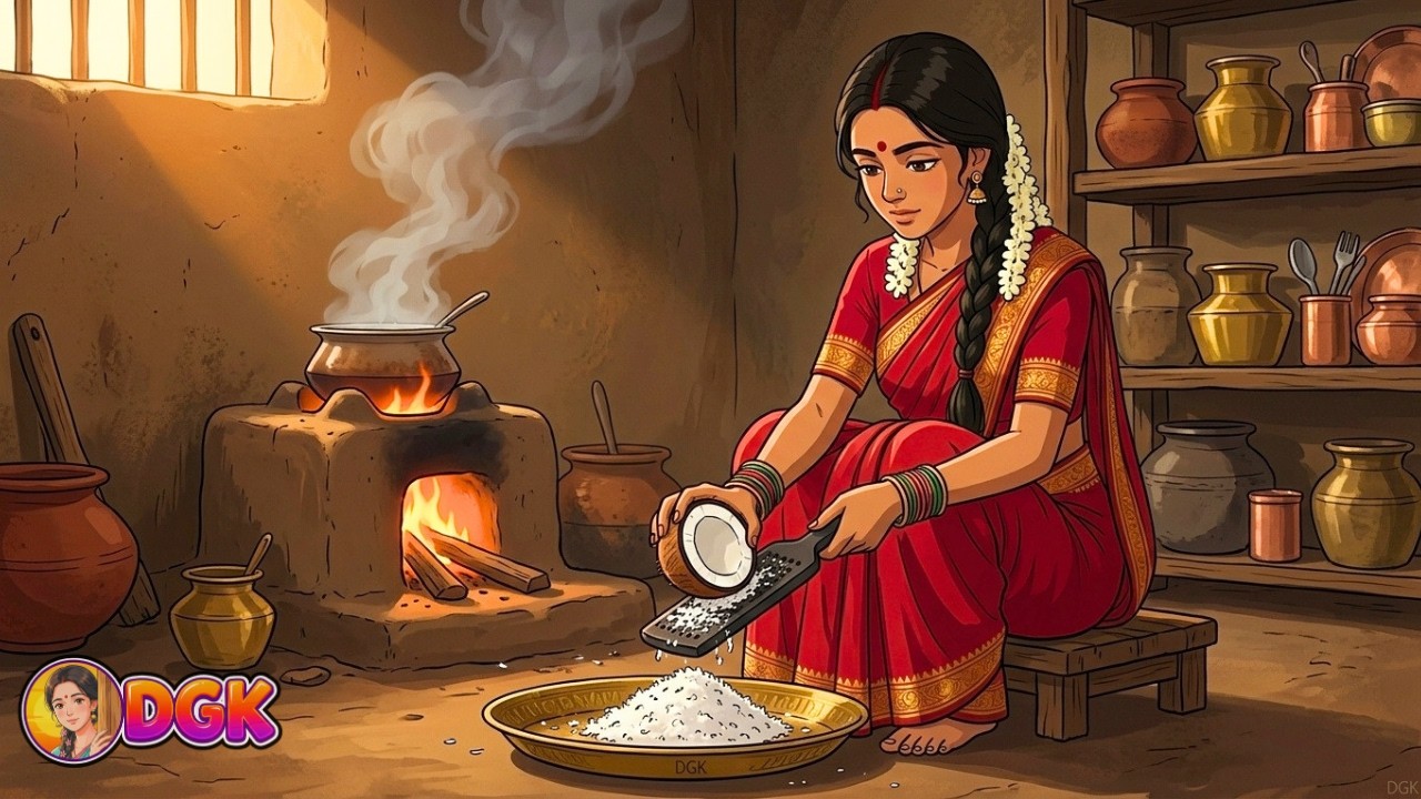 Indian Village Morning Routine: Making Soft Steamed Idli | Slow Living ASMR DGK Desi Ghibli Kitchen