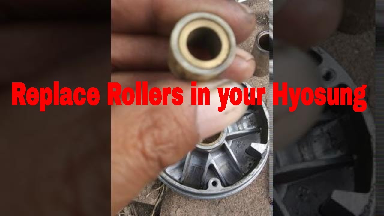 How to Replace Rollers in a Hyosung sf50 Rally, Racing, Prima Scooter #RollerReplacement