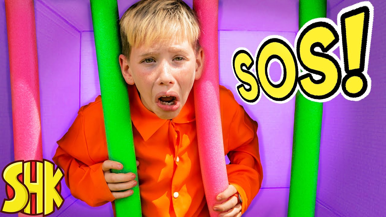 Box Fort Prison Escape Backyard Breakout Challenge Part 2!