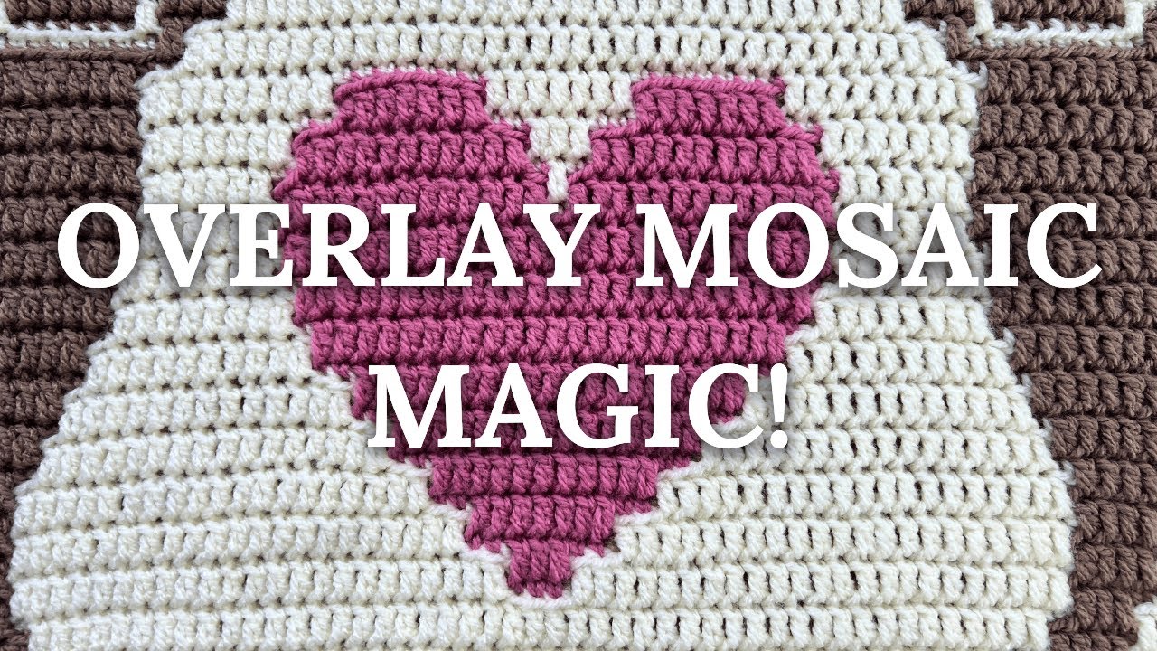 Overlay Mosaic Crochet: Mid-Row Colour Change Tutorial