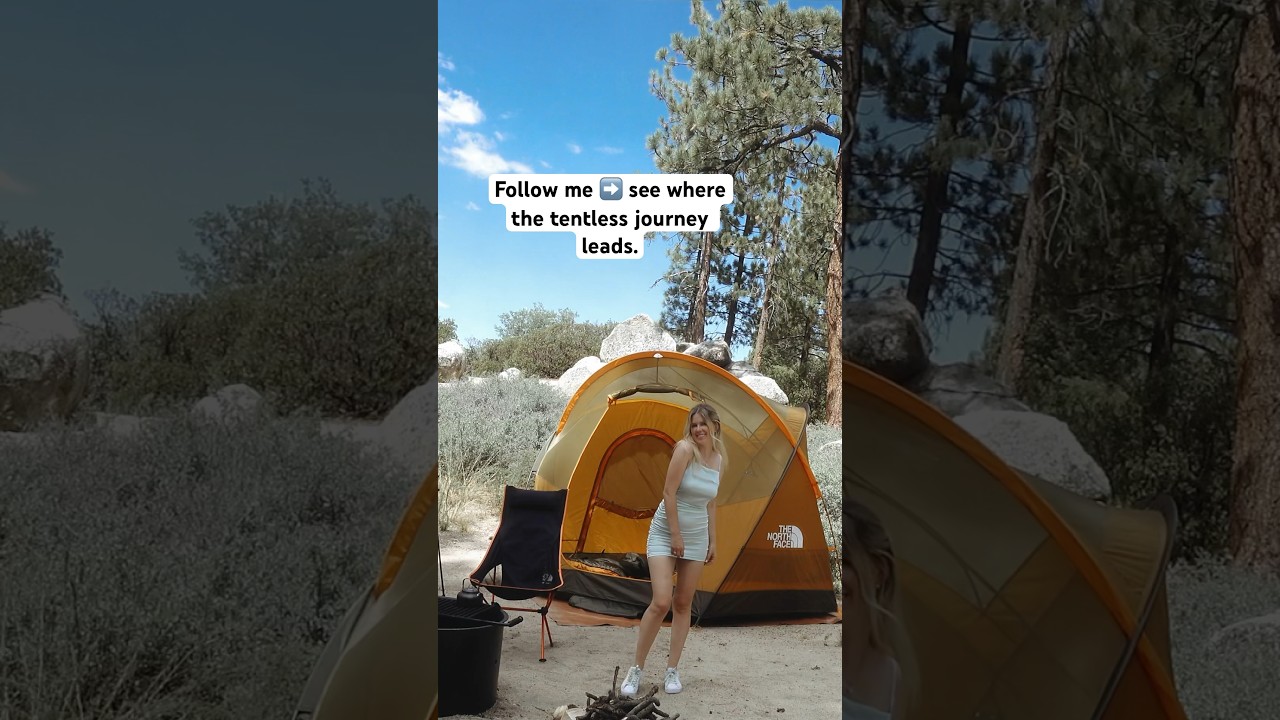My tent went missing, anyone seen it? 🤷&zwj;♀️ #camping #solocamping #outdoors #lovascamping