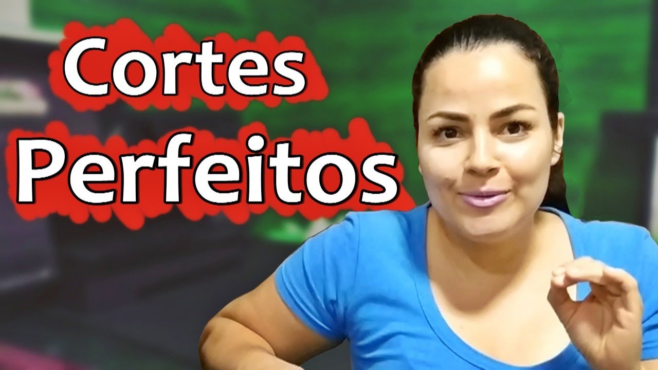 COMO FAZER CORTES PERFEITOS SEM SILHOUETTE / CORTES PERFEITOS FEITO COM TESOURA