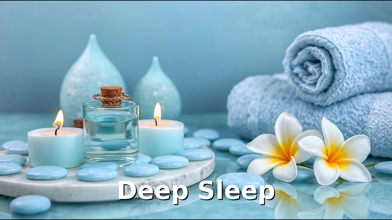 ✨ Soothing Spa Music with Water Sounds &ndash; Calm Blue Ambience for Deep Sleep & Relaxation
