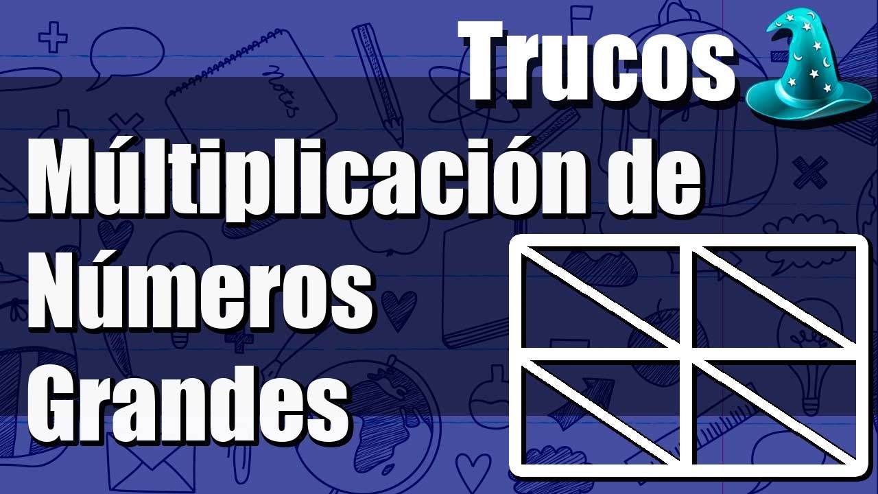 Como Multiplicar Números Grandes Rápidamente (Método Hindu o Fibonacci)