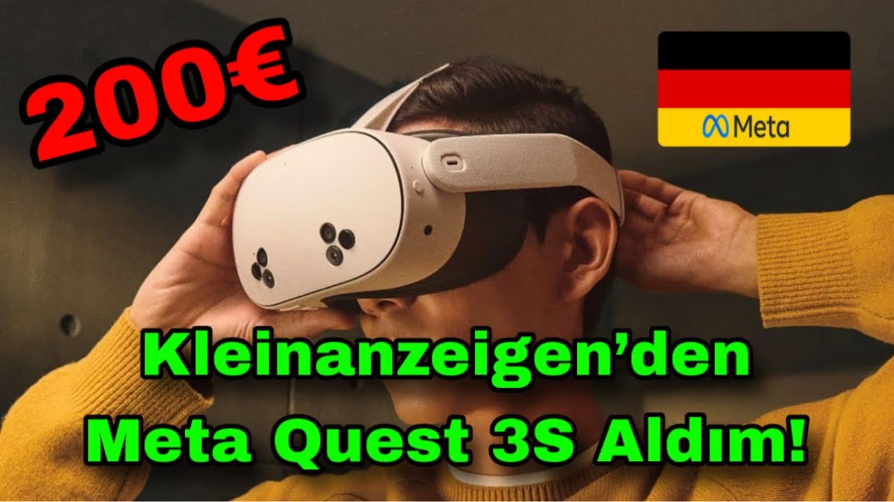 Almanya’da 200€’ya Meta Quest 3S Aldım! 🇩🇪🔥 (Sıfır Ayarında) #almanyadahayat #kleinanzeigen #2hand 