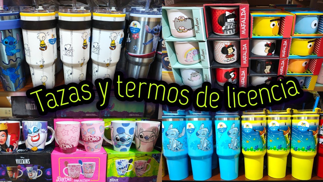 Tazas duo de personajes, termos, cerealeros, vajillas y más #nayech 