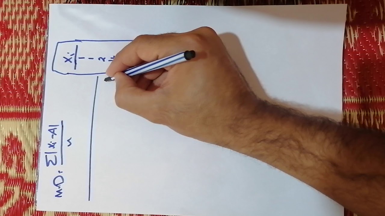 المحاضره الخامسه - الانحراف الربيعي والمتوسط ومعامل التشتت