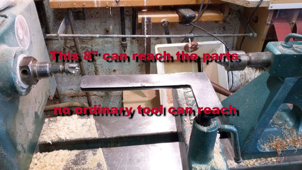 Cranked Deep Hollowing Tool Rest