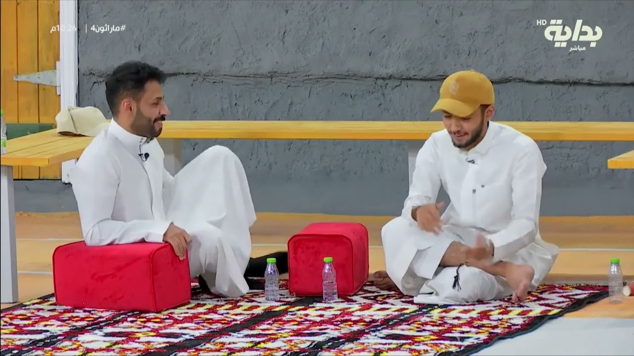 جلسة سوالف عن إصابات الطفولة | دحام الضحيك - حاتم الفريدي - ماجد نادر - فيصل الشهراني #ماراثون4