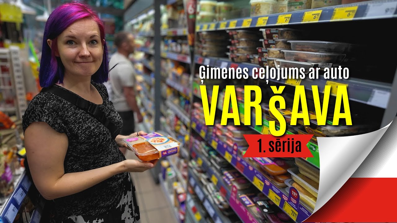 Sastrēgumi, slēgtie lielveikali un blokmājas īpatnības. Ceļojums ar auto uz Varšavu 1. sērija.