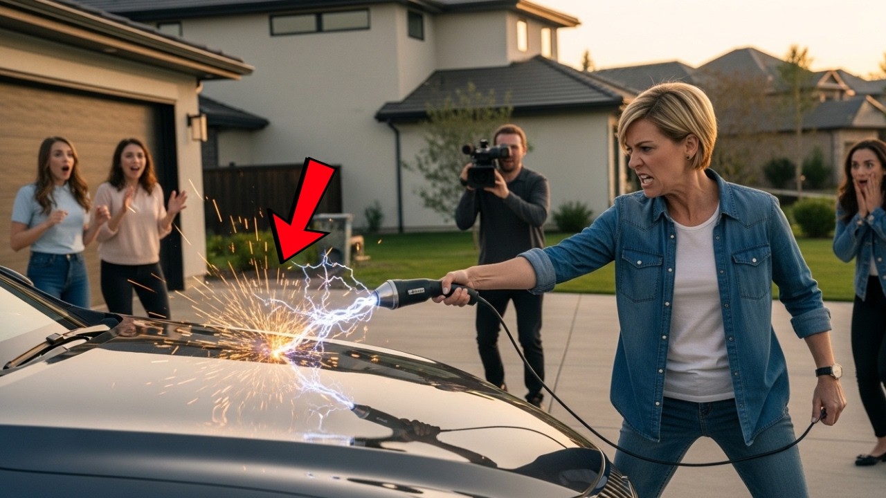 HOA Karen DEMANDED Free Access to My Tesla Charger — She Fried Her Own Lexus