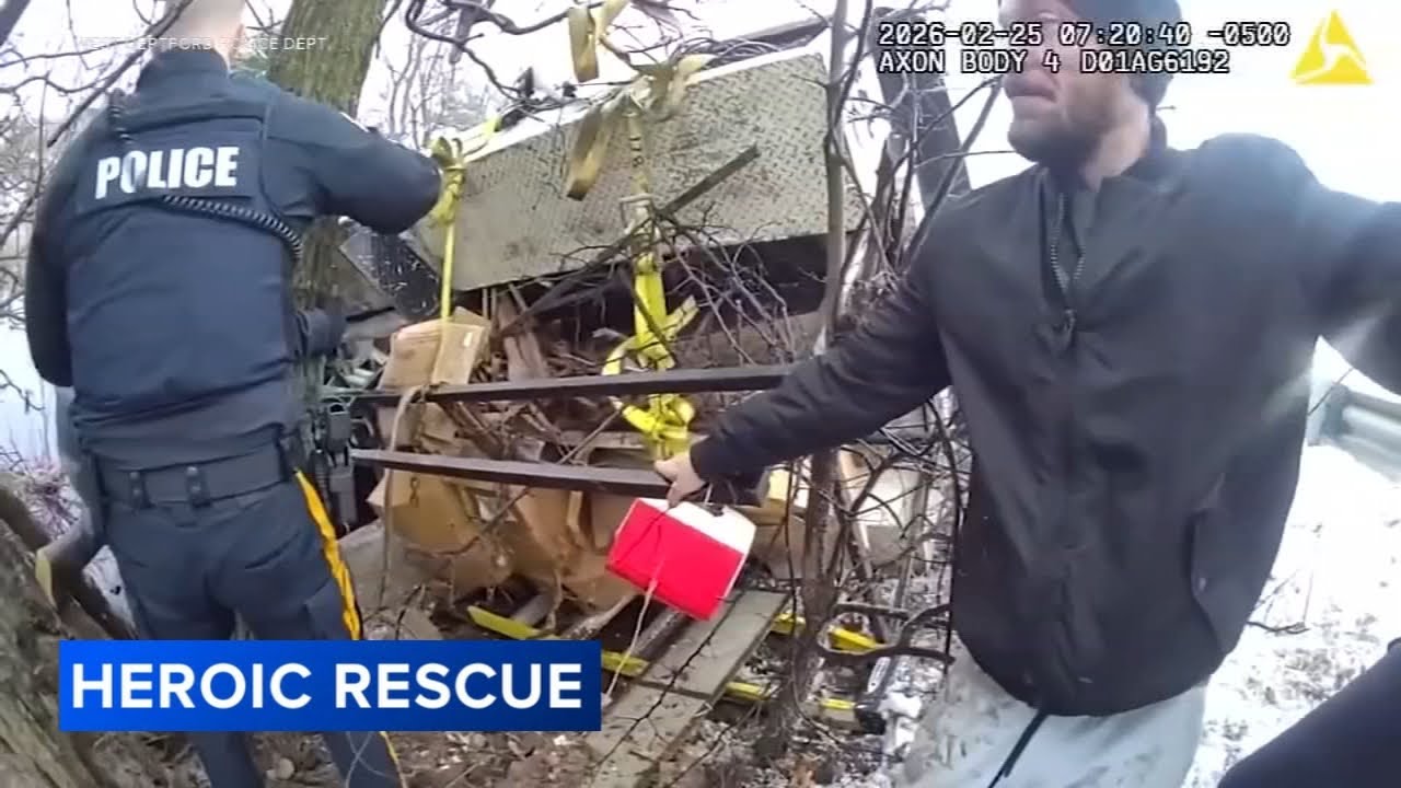 Bodycam video shows heroic NJ roadside rescue