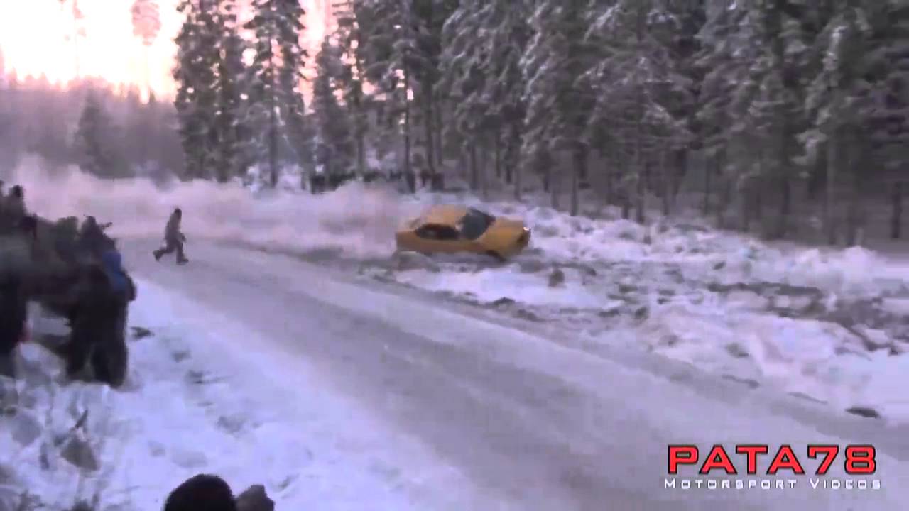 Autoralli crash