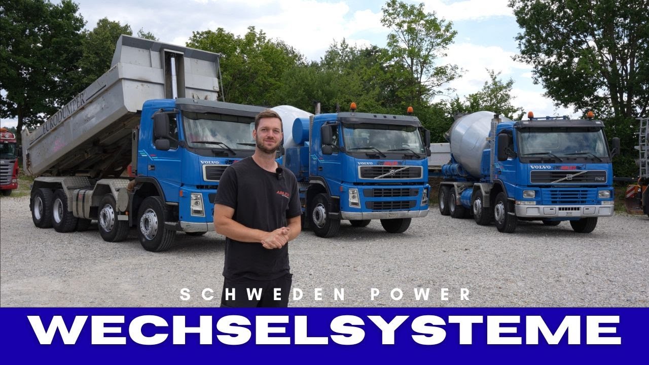 3 Kipper, 2 Betonmischer aber nur 3 LKWs?! Bringt ein Wechselsystem die optimale Flexibilität?