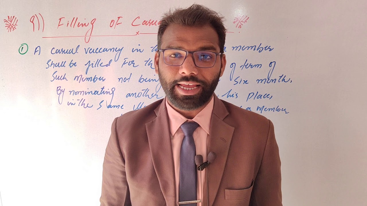 Section:09 Filling of Casual vacancy PHARMACY ACT 1967 Forensic pharmacy BY DR.MEHTAB ALI