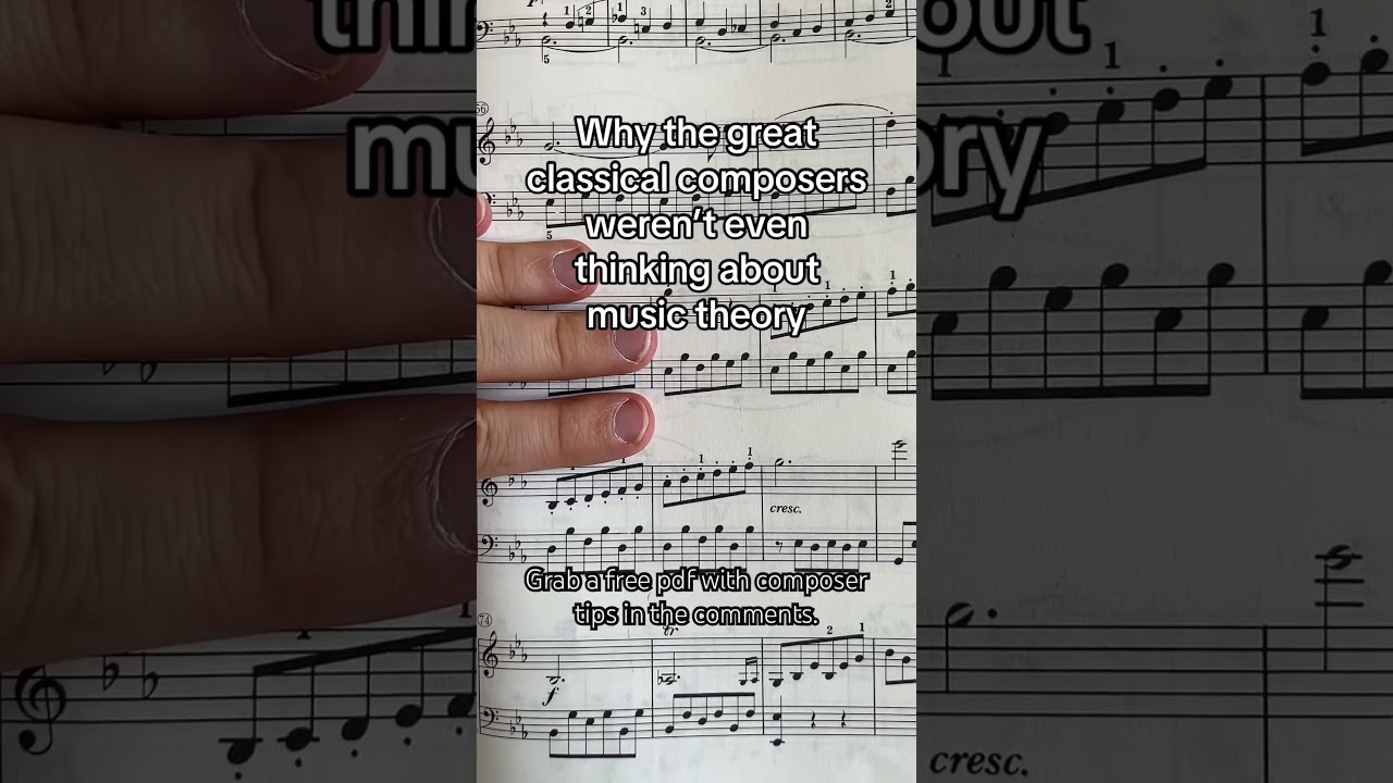 Why the great composers weren&rsquo;t even thinking about music theory #musictheory #composers #composer