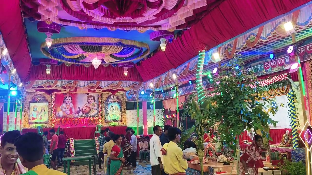 খড়গপুর কৌশল্লা কালী পূজার প্যান্ডেলেতে এস আর লাইট