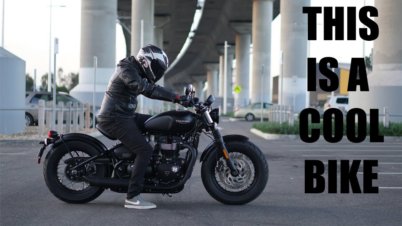 The New Triumph Bobber Black is bloody cool