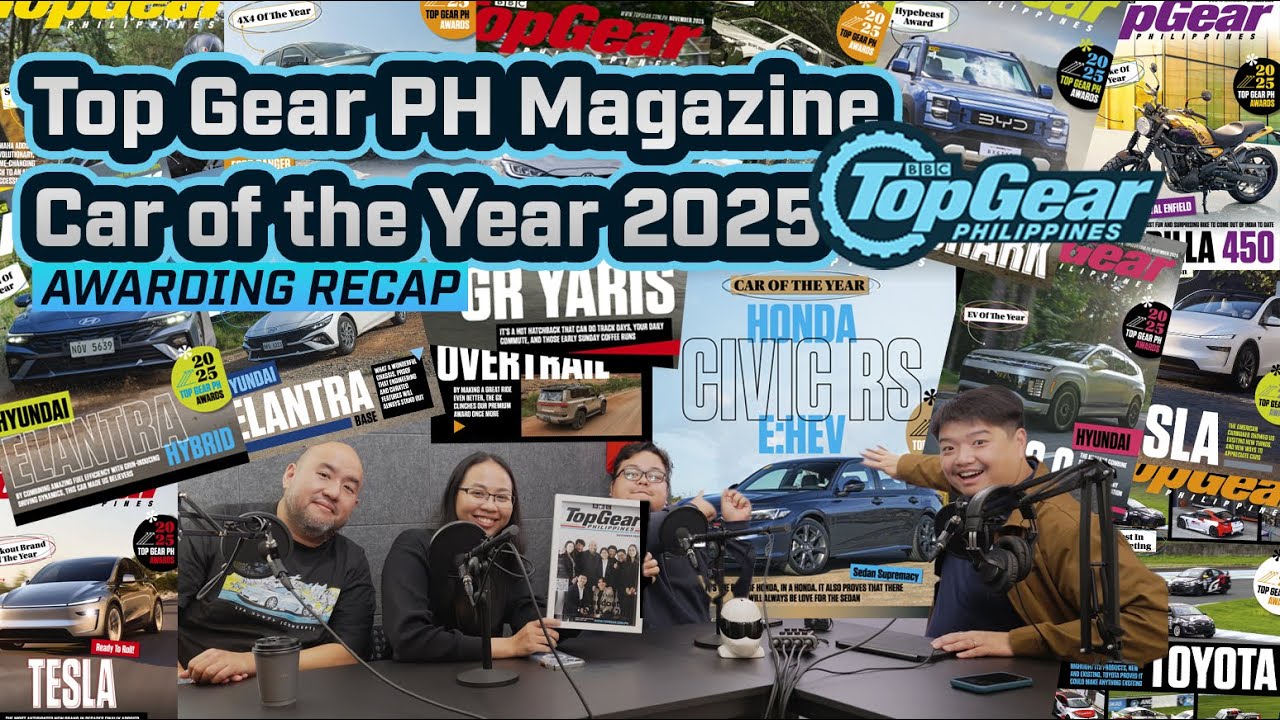 Журнал Top Gear PH Magazine присудил награду «Автомобиль года 2025» | Краткий обзор лучших автомо...
