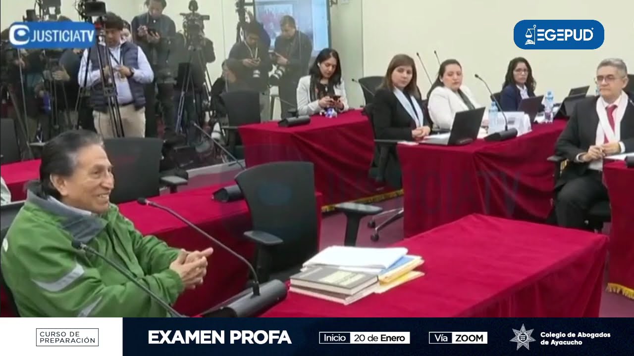 Fiscal José Domingo Pérez INTERROGA a Alejandro Toledo en audiencia clave