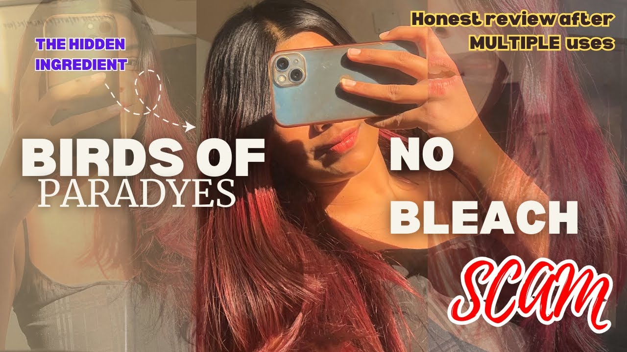 BIRDS OF PARADYES What They Don’t Tell You About No Bleach hair tint Berry Plum & Cherry Coke Review