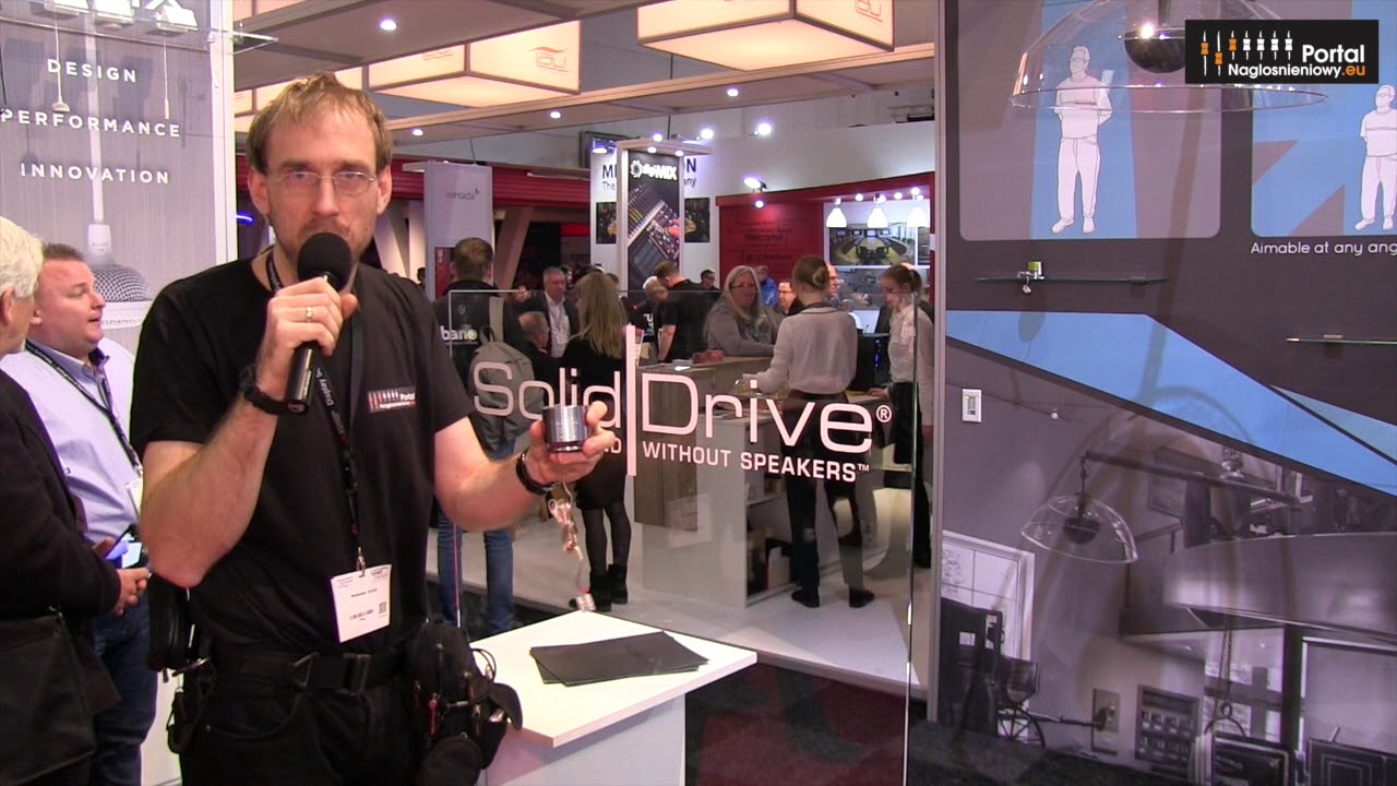 Solid Drive - niewidzialne instalacyjne urządzenia nagłaśniające [ISE 2018]