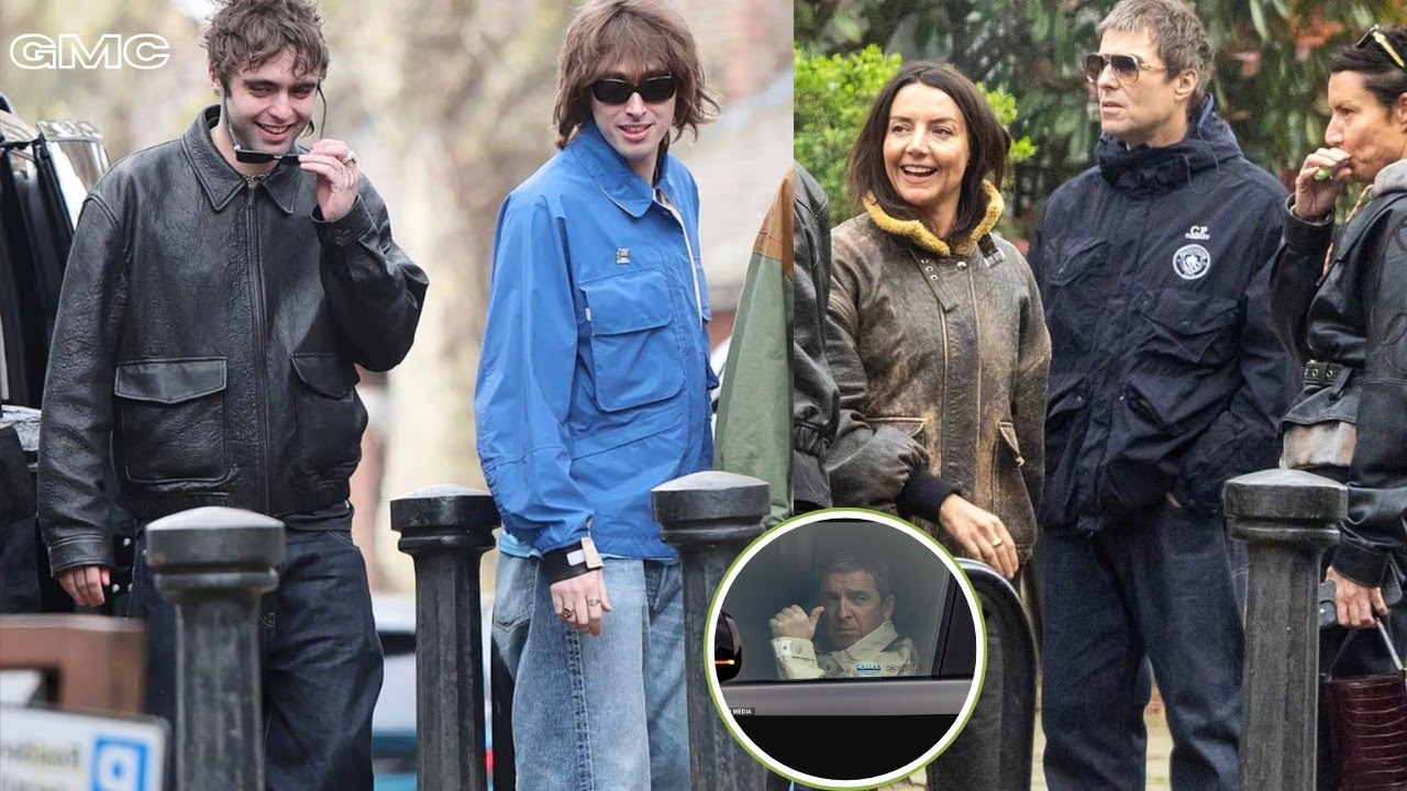 Звезда рок-группы Oasis Лиам Галлахер устроил вечеринку со своей невестой Дебби Гвитер и двумя сы...