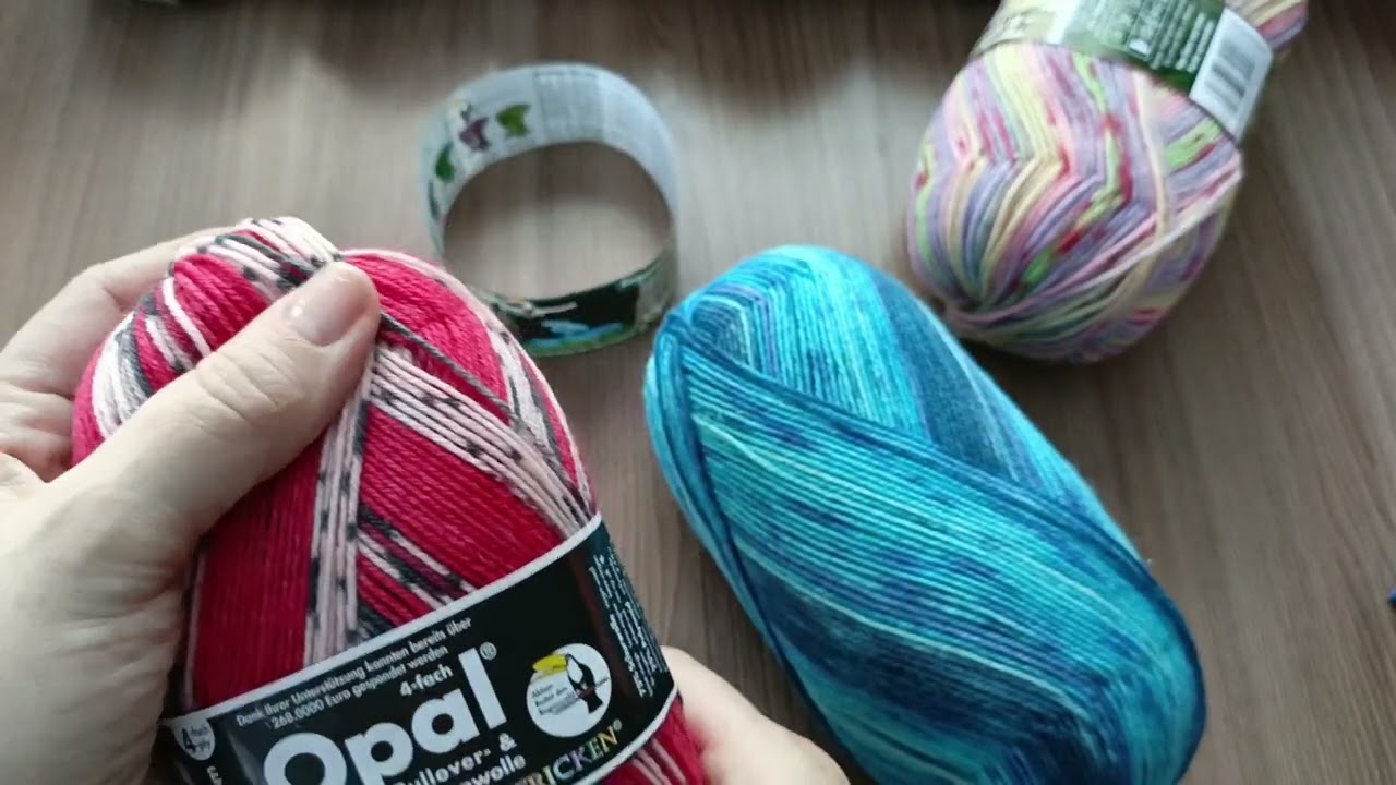 Новая закупка пряжи Opal из Германии/пополнение личной коллекции/Приглашения в ТГ-канал